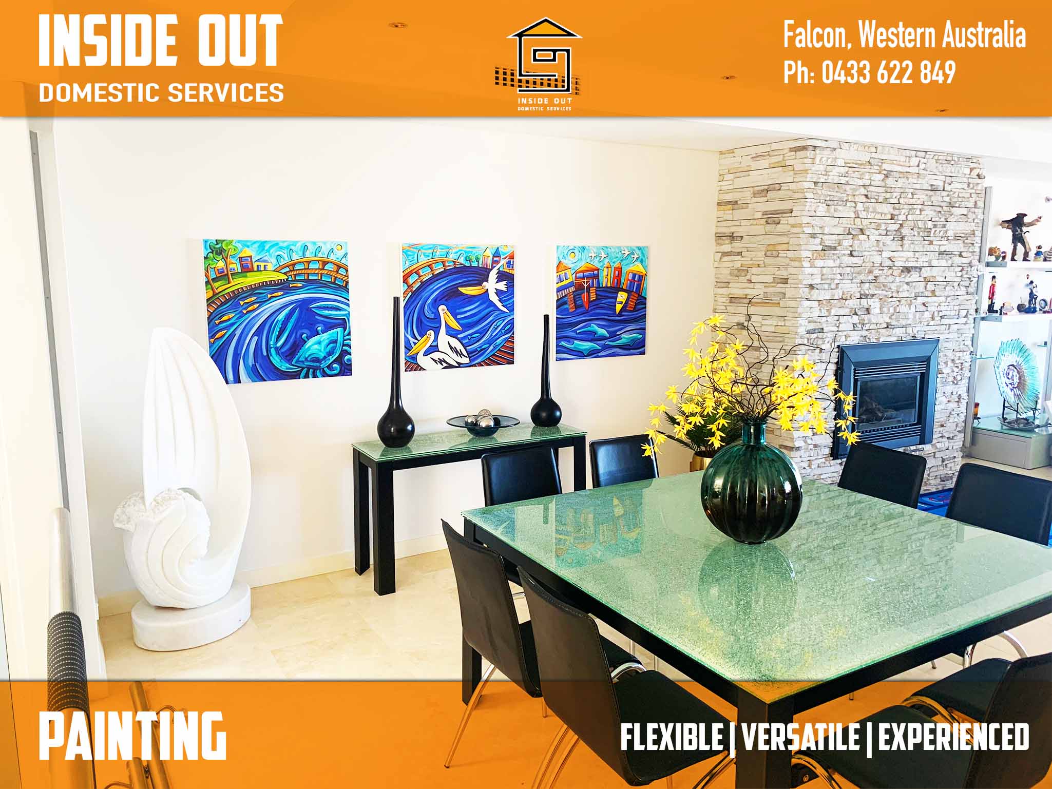 Inside out Domestic Services paints Mandurah